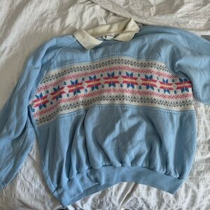 Contemporary Casuals Light Blue Sweater